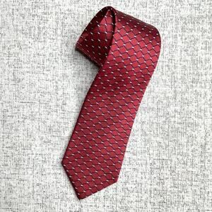 Brooks Brothers Red Print 100% Pure Silk Tie